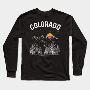 Vintage Retro Colorado State Long Sleeve T-Shirt